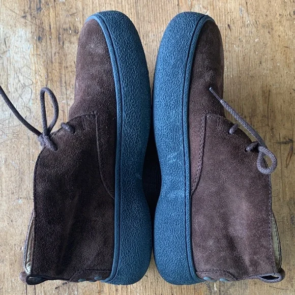 Tods Men's Brown Suede Desert Boots - Picture 12 of 16